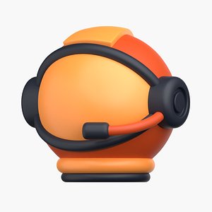 Astronaut Helmet 3D model