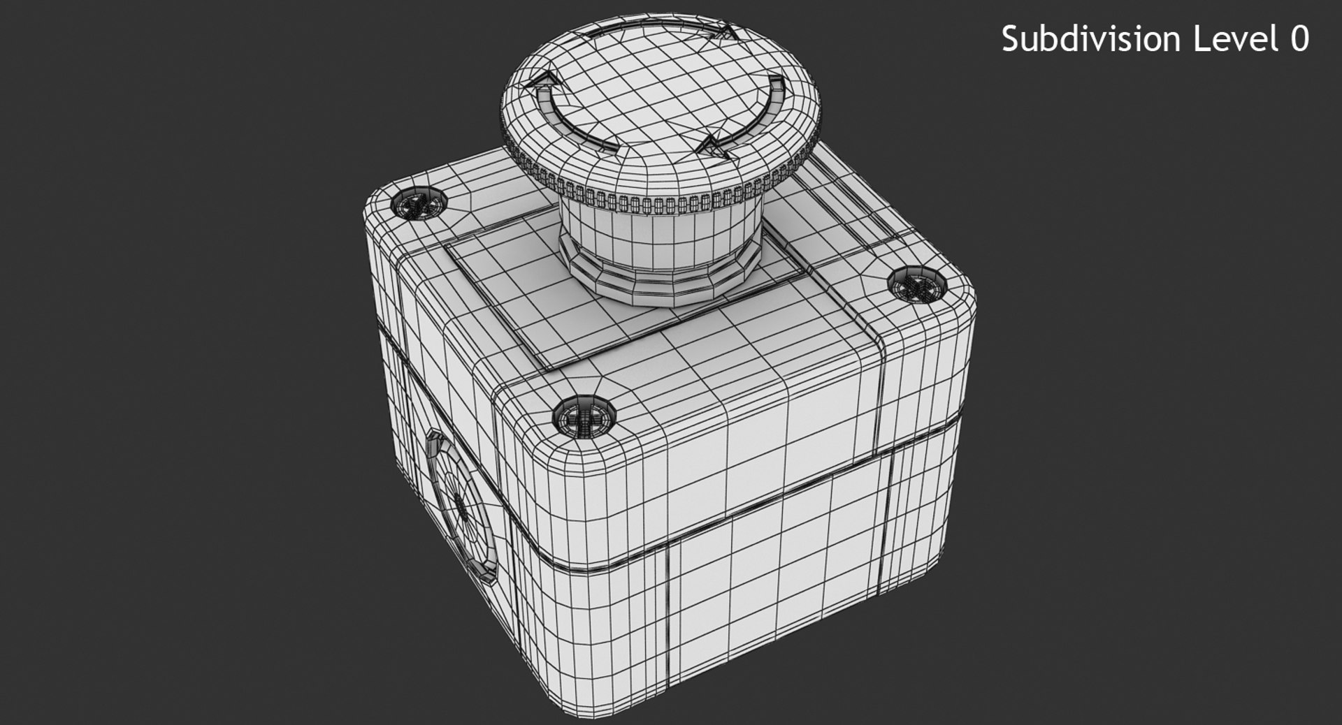 3D model emergency button - TurboSquid 1330519