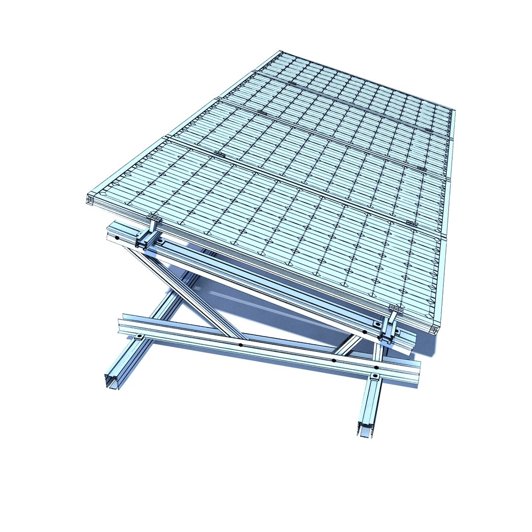 Solar Panel 3d Model