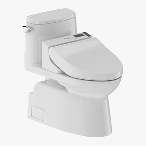 toilet piece one-piece 3D model