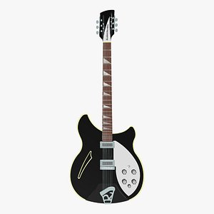 guitar rickenbacker 12 3d max