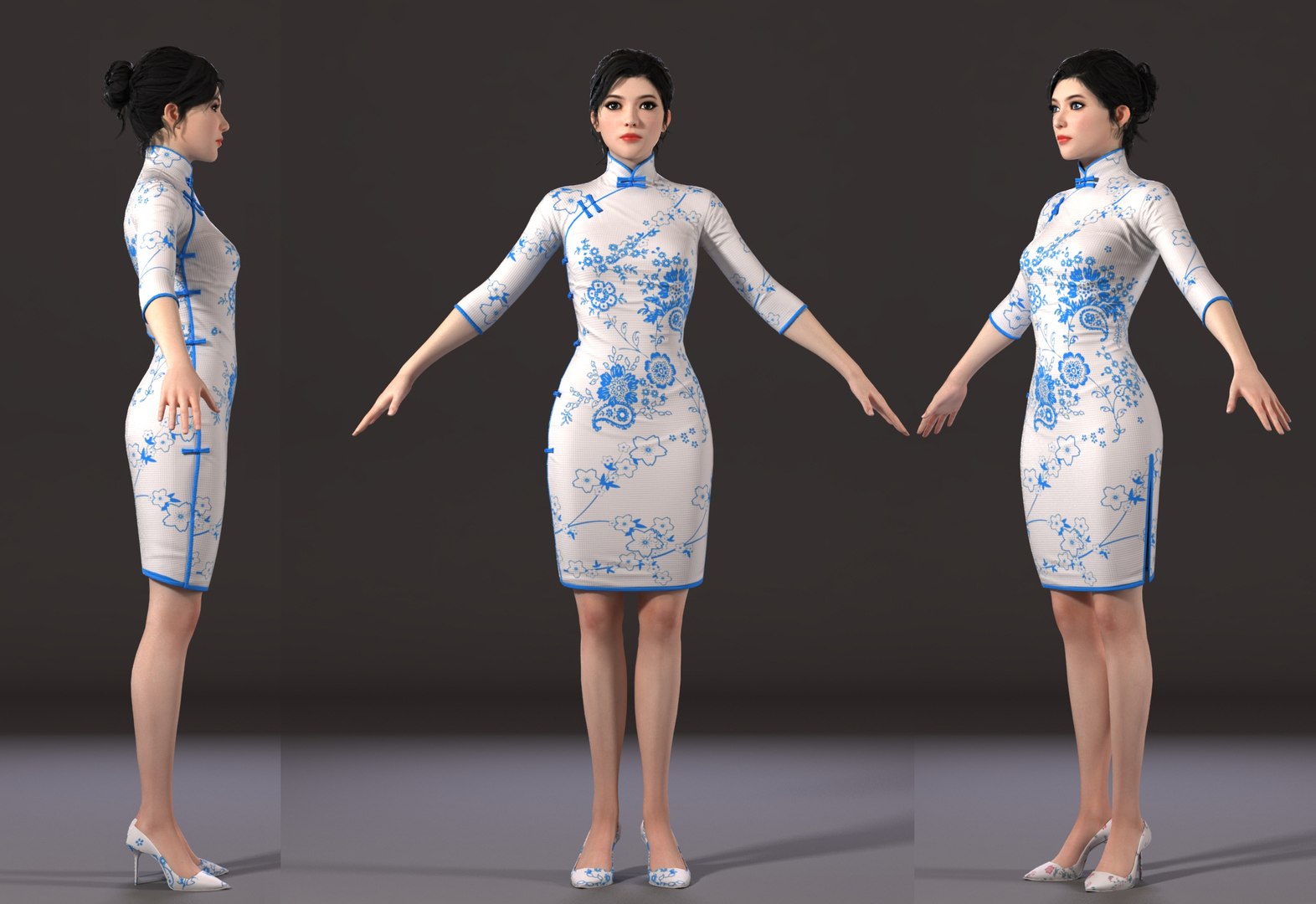 3D Woman Beauty Asian - TurboSquid 1449231