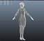 Азиатская женщина китаянка красотка 3D модель
