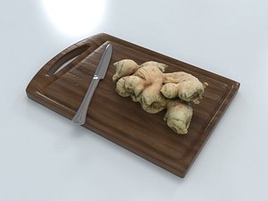 ginger board 3D model