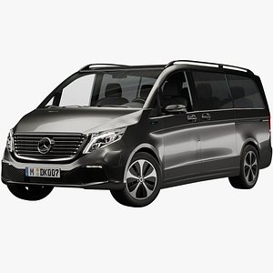 3D model mercedes-benz v-class eqv 2020