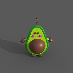 3D model Avocado Toy