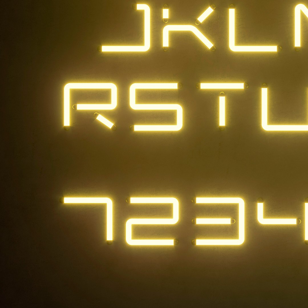 Light Modules Set 072 Neon Alphabet 3D - TurboSquid 1798964