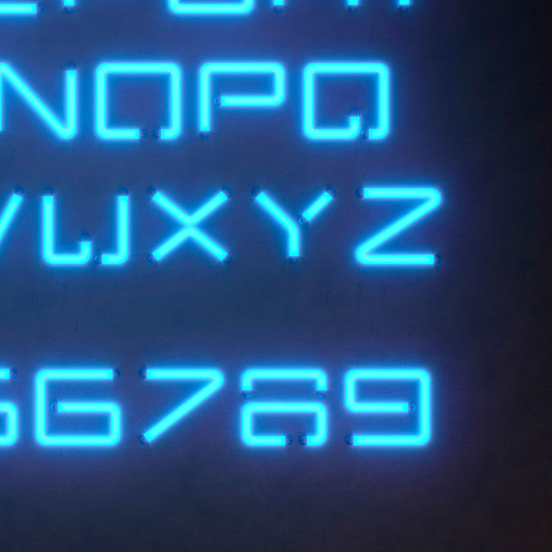 Light Modules Set 072 Neon Alphabet 3D - TurboSquid 1798964