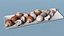 Champignons sur brochettes en bois