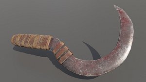 3D orc sickle model
