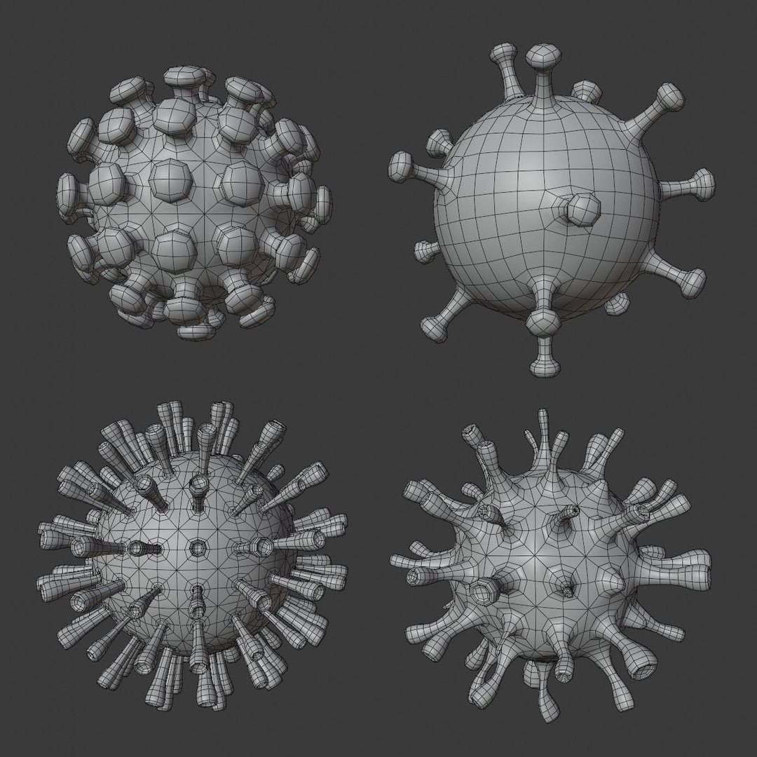 Coronavirus Pack 3D Model - TurboSquid 1538043