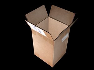 box hinged flaps 3d max