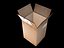 Caja de carton realista