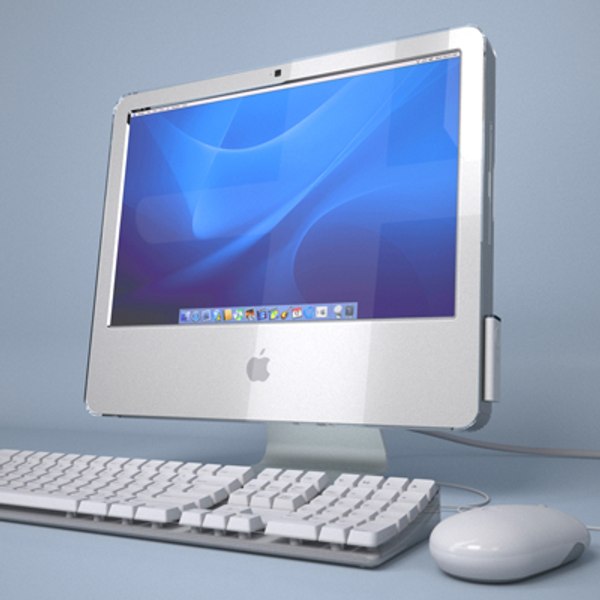 アップルのiMac G5コアデュオセット3Dモデル - TurboSquid 307641