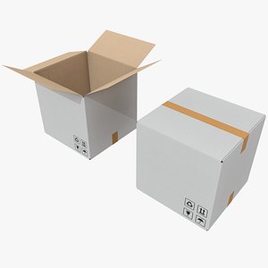 Cardboard Box 11 with Pbr 4K 8K
