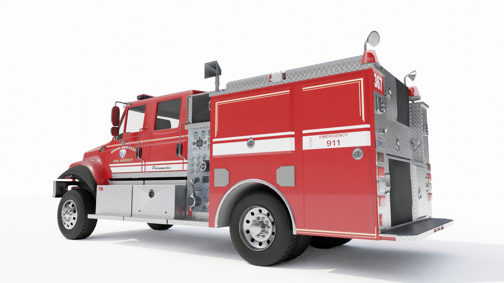 International Engine 3d Model