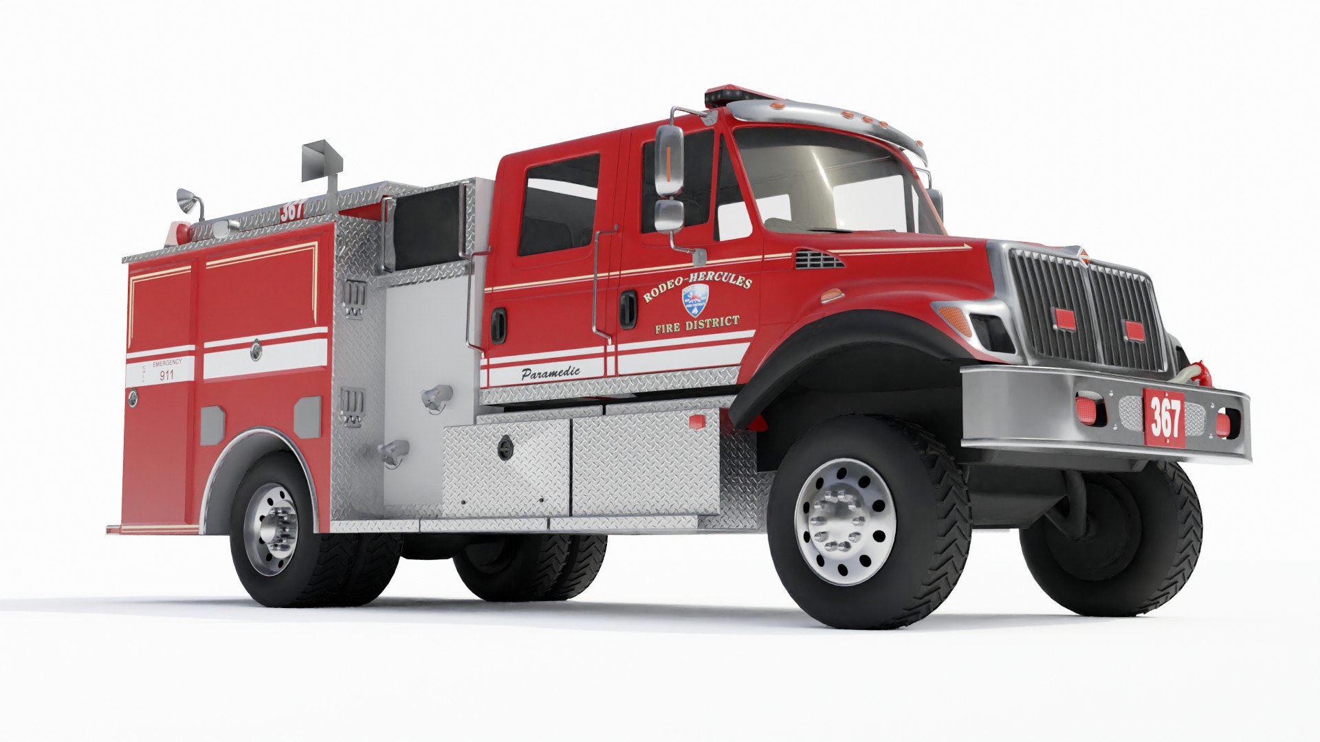 International Engine 3d Model