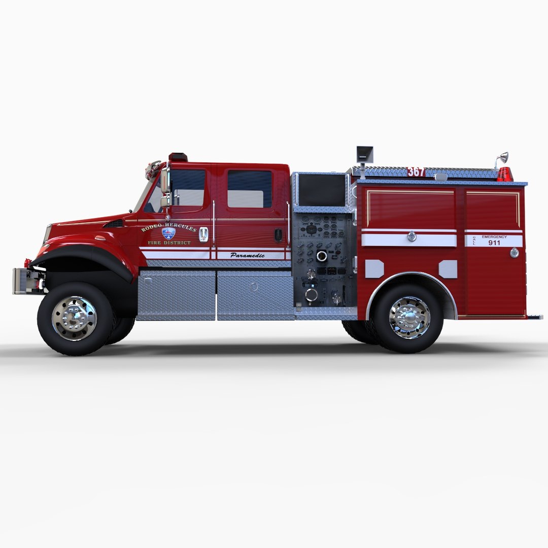 International Engine 3d Model