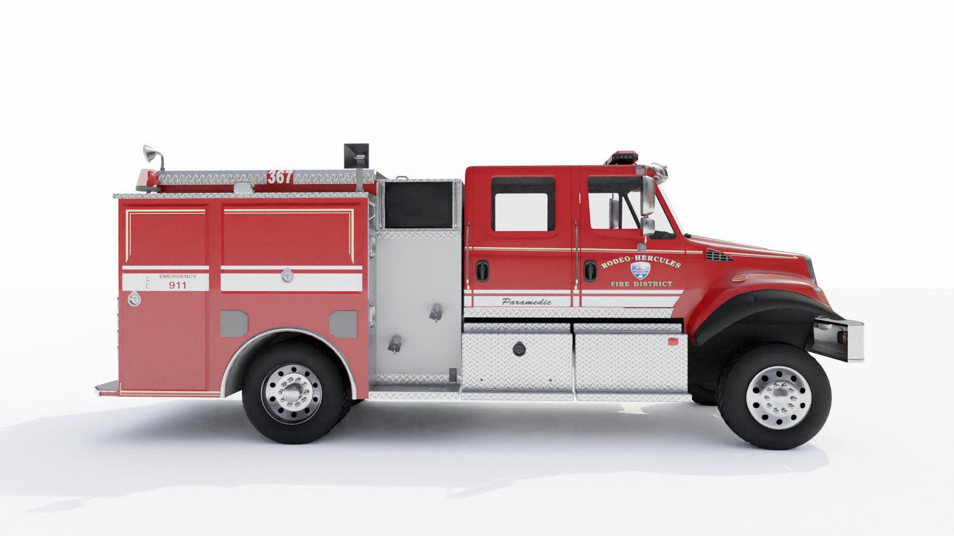 International Engine 3d Model