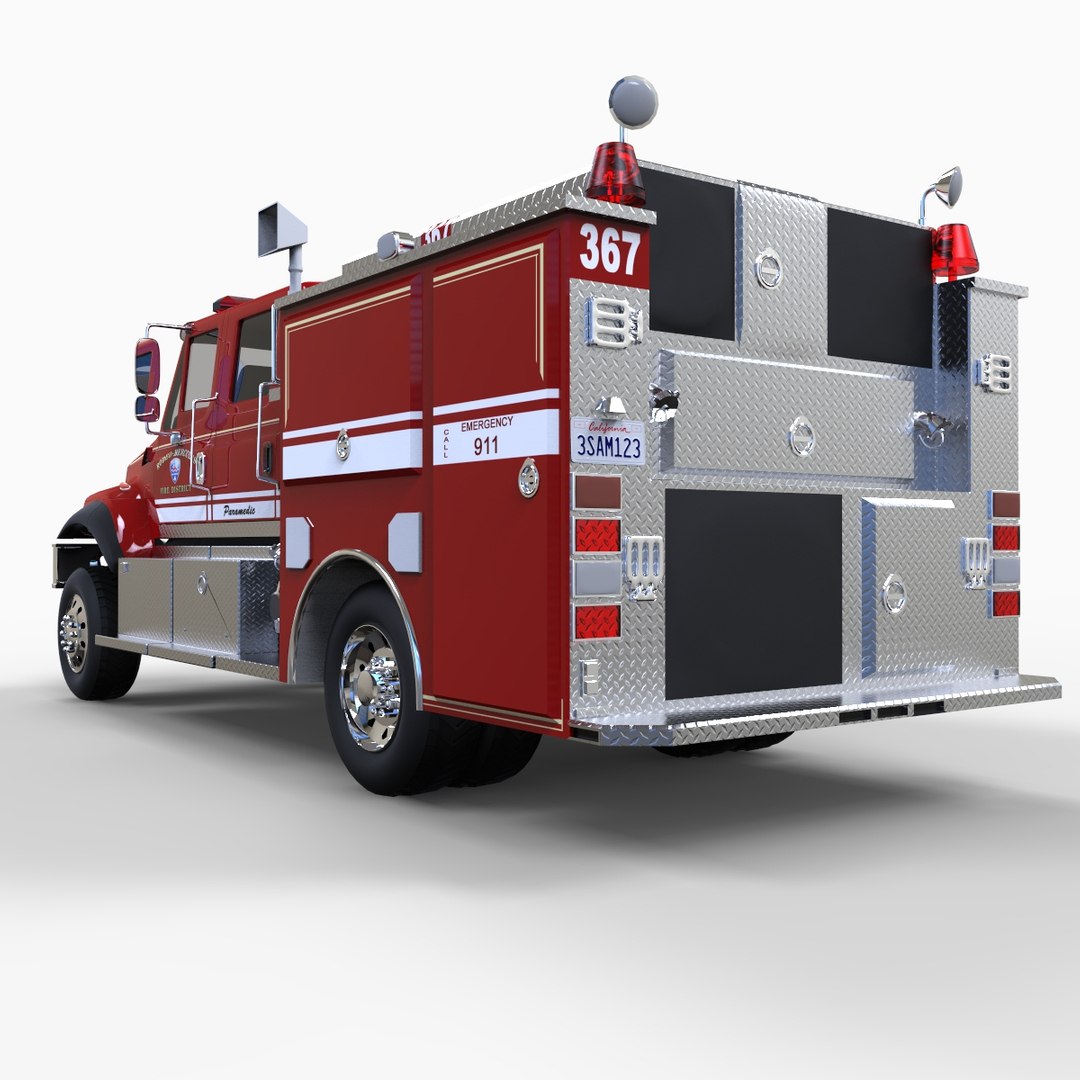 International Engine 3d Model