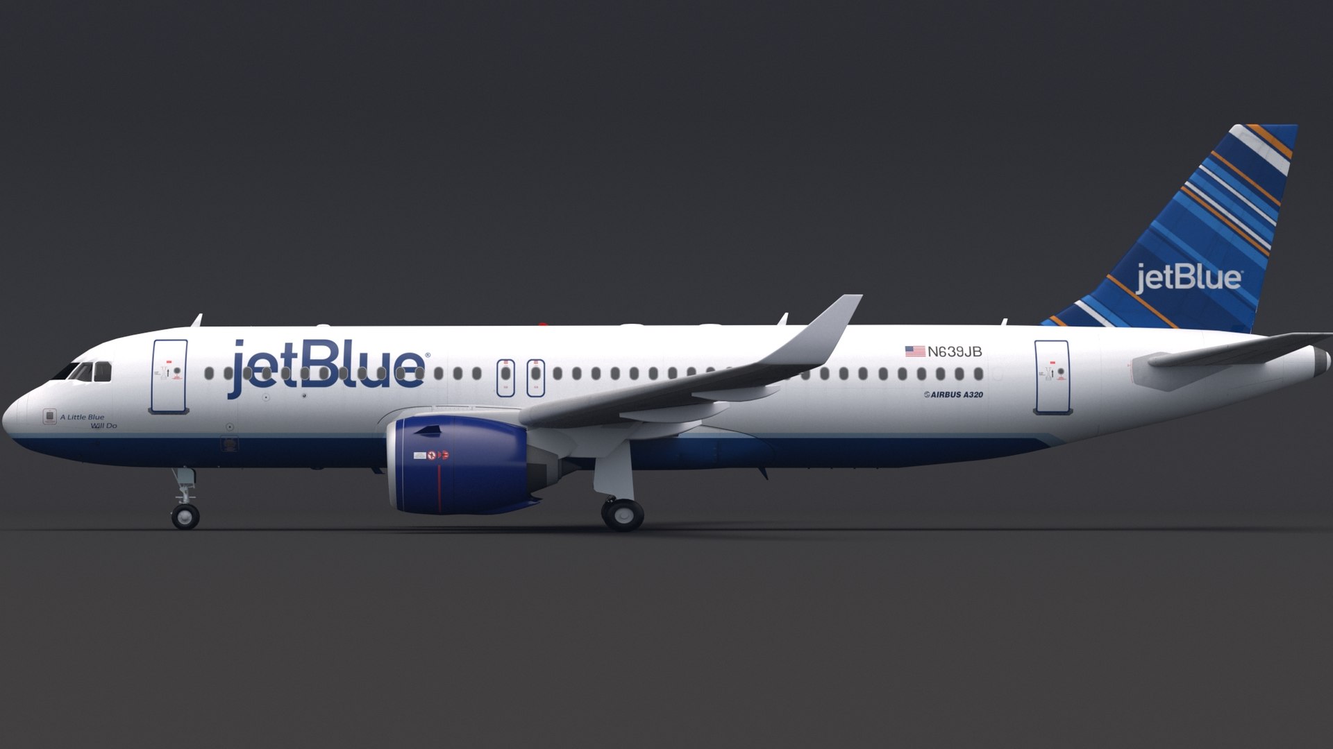 Jetblue A320 Neo 3D Model - TurboSquid 1520718