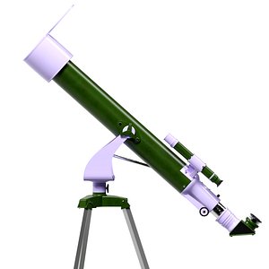 Telescope Bresser 3D model