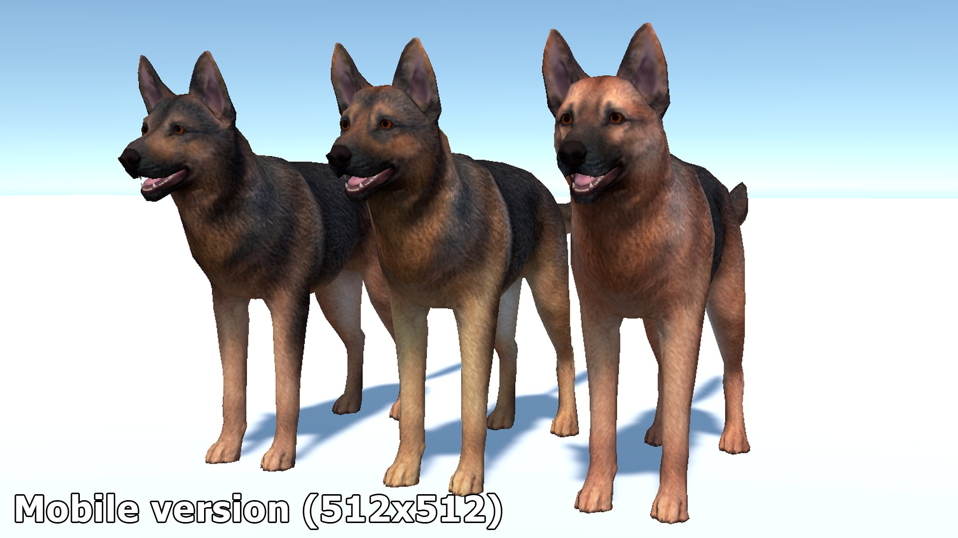 Dog - Shepherd 3D Model - TurboSquid 1748869