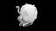 cursed pirate skull with tentacles 3D print model