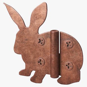 Brass Rabbit Shaped Hinge
