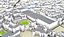 Karte der Stadt von London 3d einzeln aufgeführt