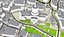 Karte der Stadt von London 3d einzeln aufgeführt