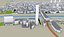 Karte der Stadt von London 3d einzeln aufgeführt