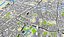 Karte der Stadt von London 3d einzeln aufgeführt