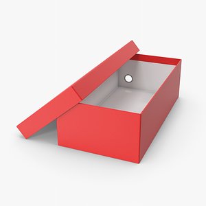 3D Red Shoe Box