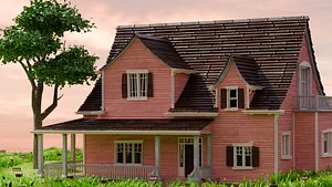 Modern House Exterior - 10 Pack 3D