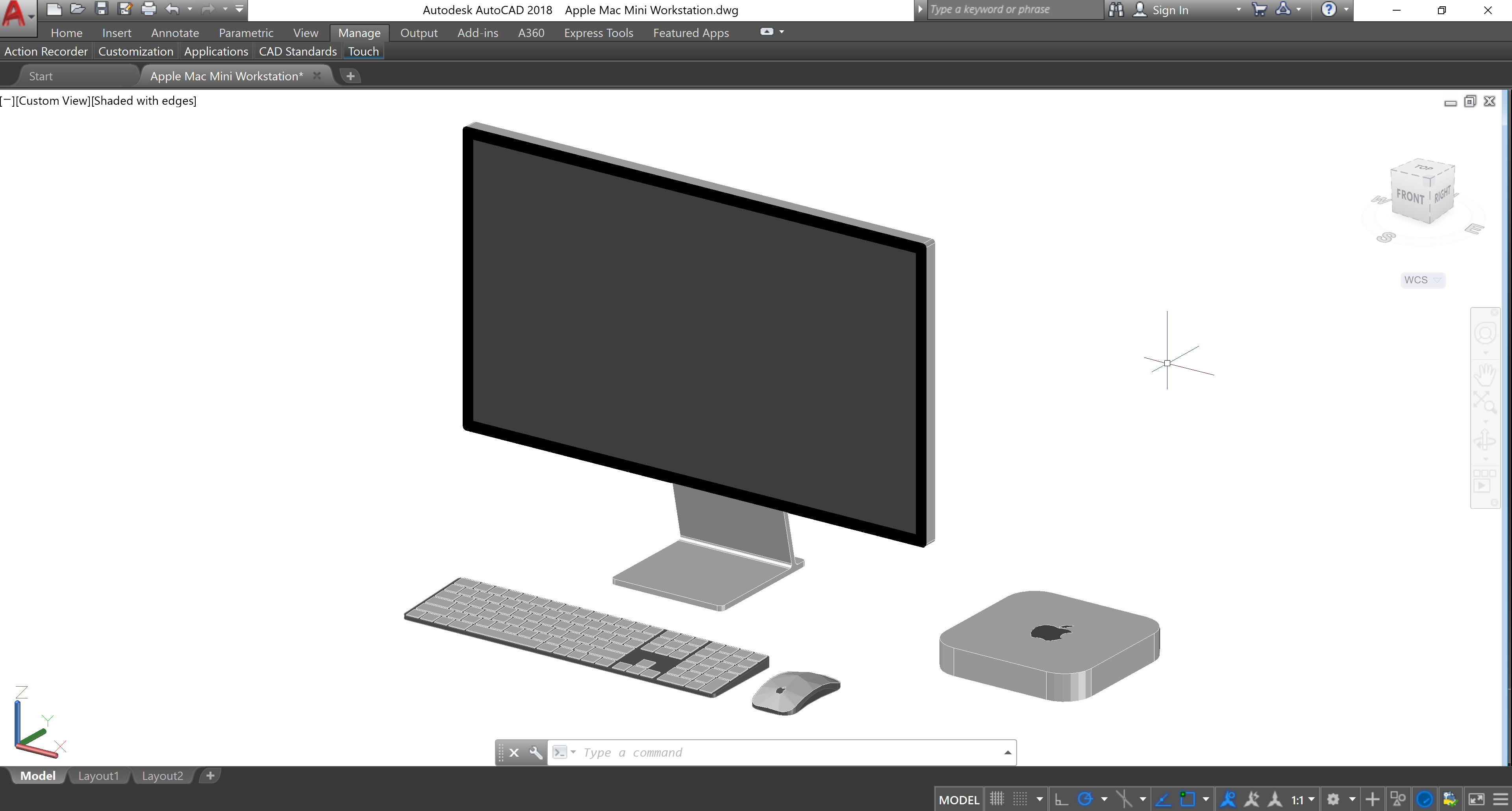 modelo 3d Apple Mac Mini Workstation - Revit Family - TurboSquid 1918609