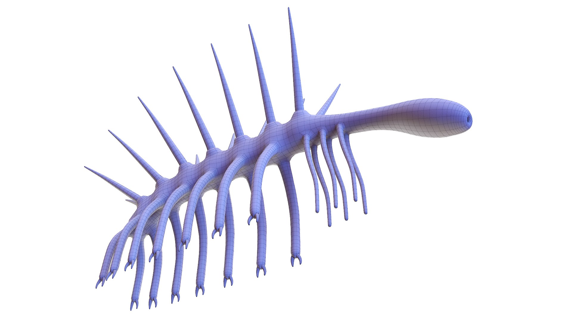 Hallucigenia Animated 3D model https://p.turbosquid.com/ts-thumb/yO/QladsM/Le/hallucigenia_wire0004/jpg/1628705066/1920x1080/fit_q87/bb9493f420ff5cfb7c7e26530f17be889ae28cba/hallucigenia_wire0004.jpg