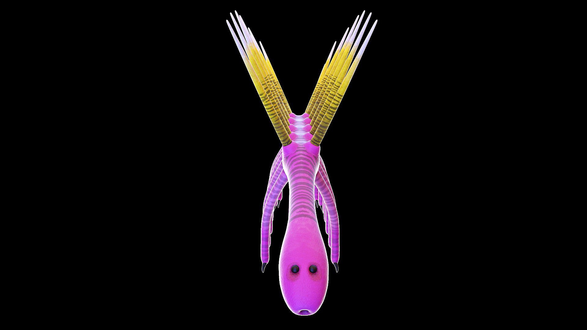 Hallucigenia Animated 3D model https://p.turbosquid.com/ts-thumb/yO/QladsM/QJ/hallucigenia0001/jpg/1628705015/1920x1080/fit_q87/6a67ae359e20dcd24692d763906c73fb17d8034e/hallucigenia0001.jpg