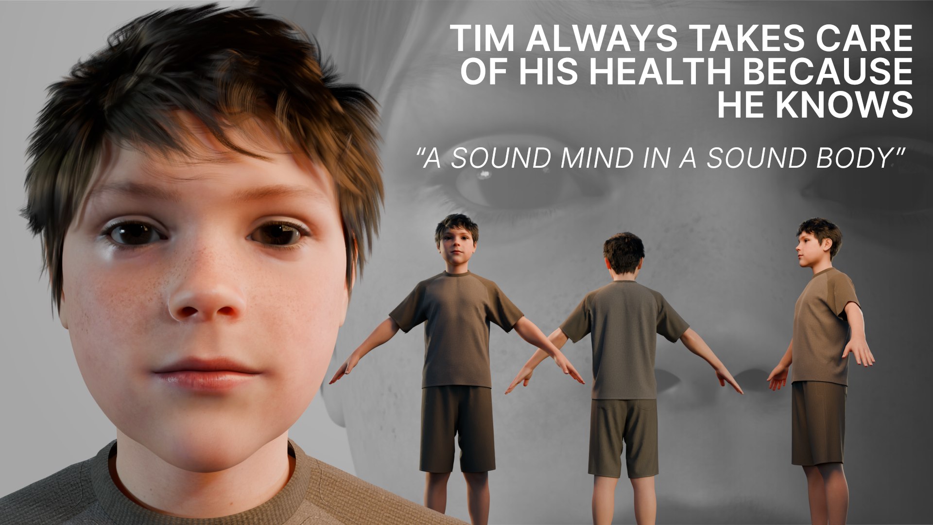 3D Tim - Cute Realistic Kid 3D Model - TurboSquid 2406908