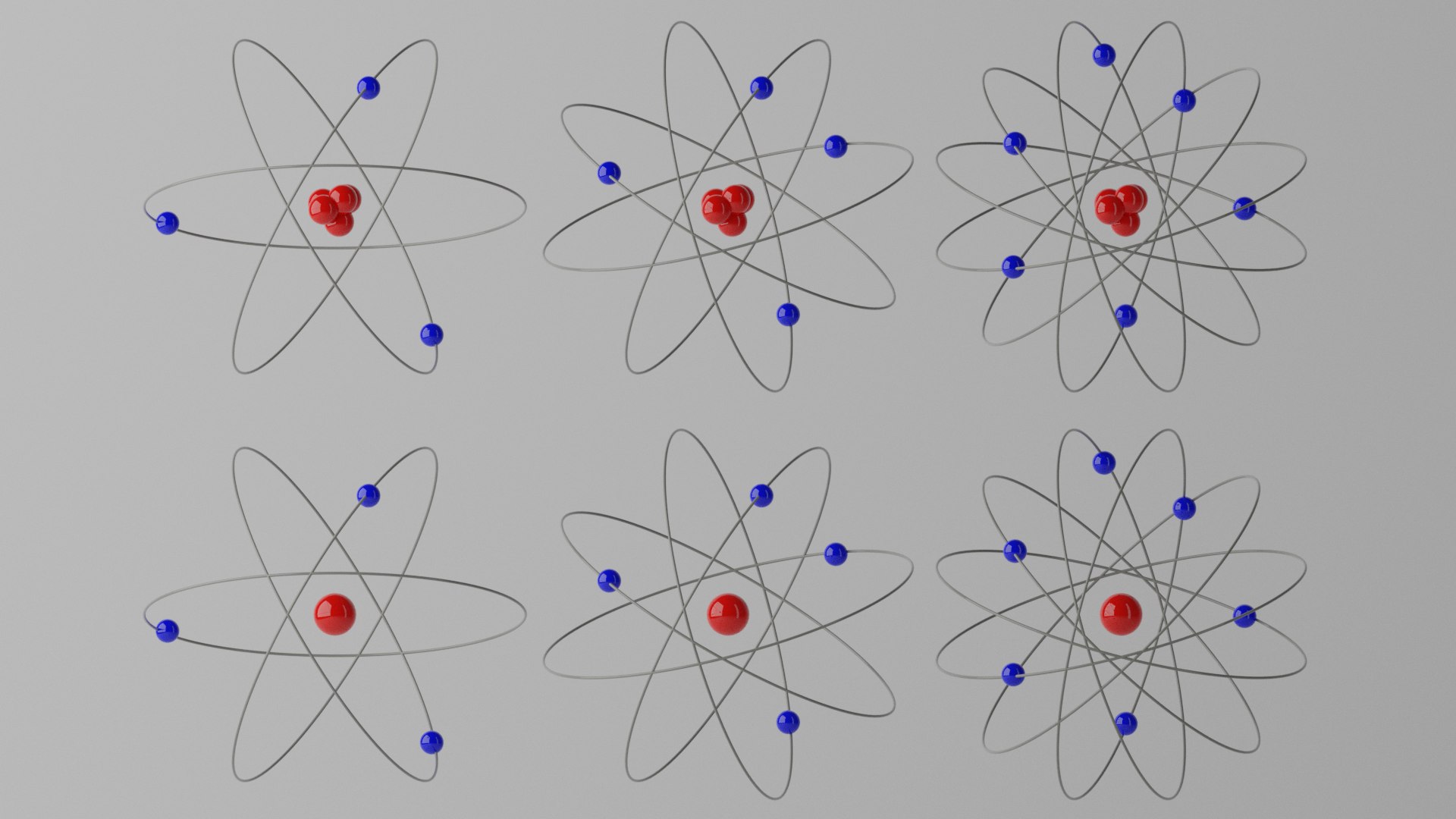 Atoms 3D Model - TurboSquid 1719101