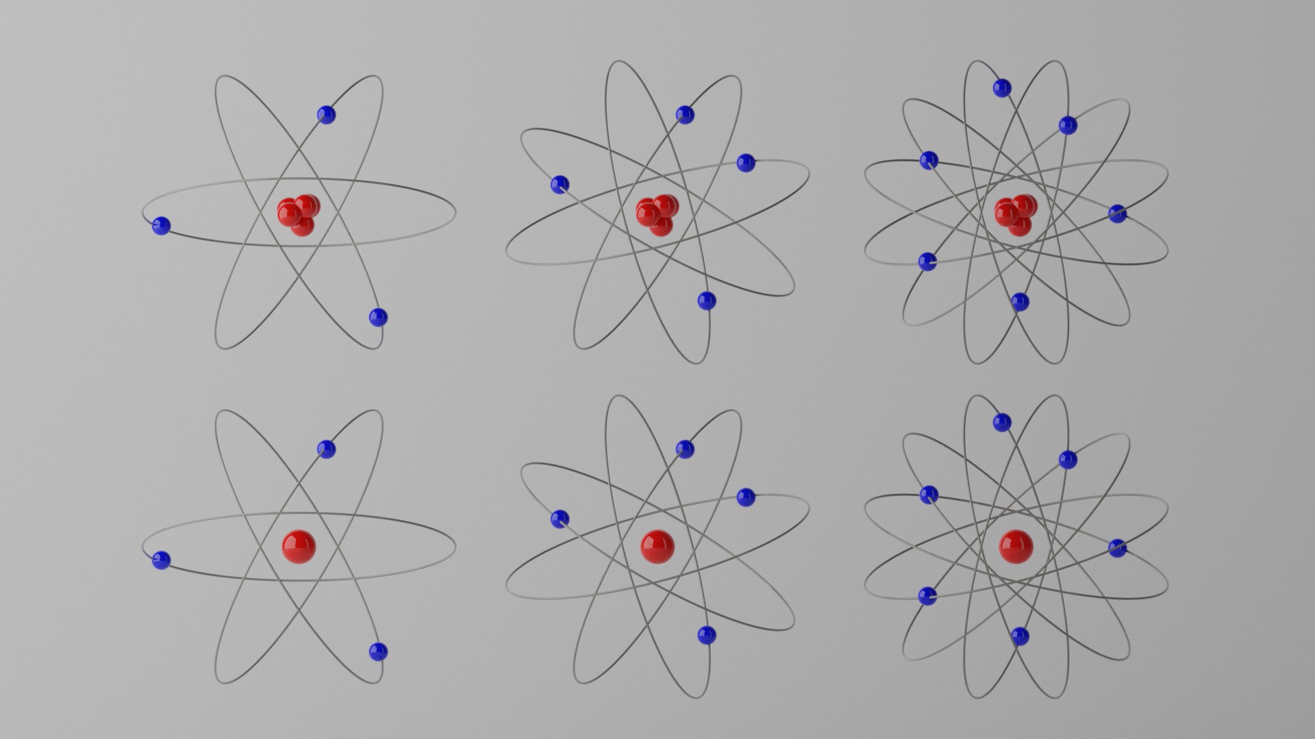 Atoms 3D Model - TurboSquid 1719101