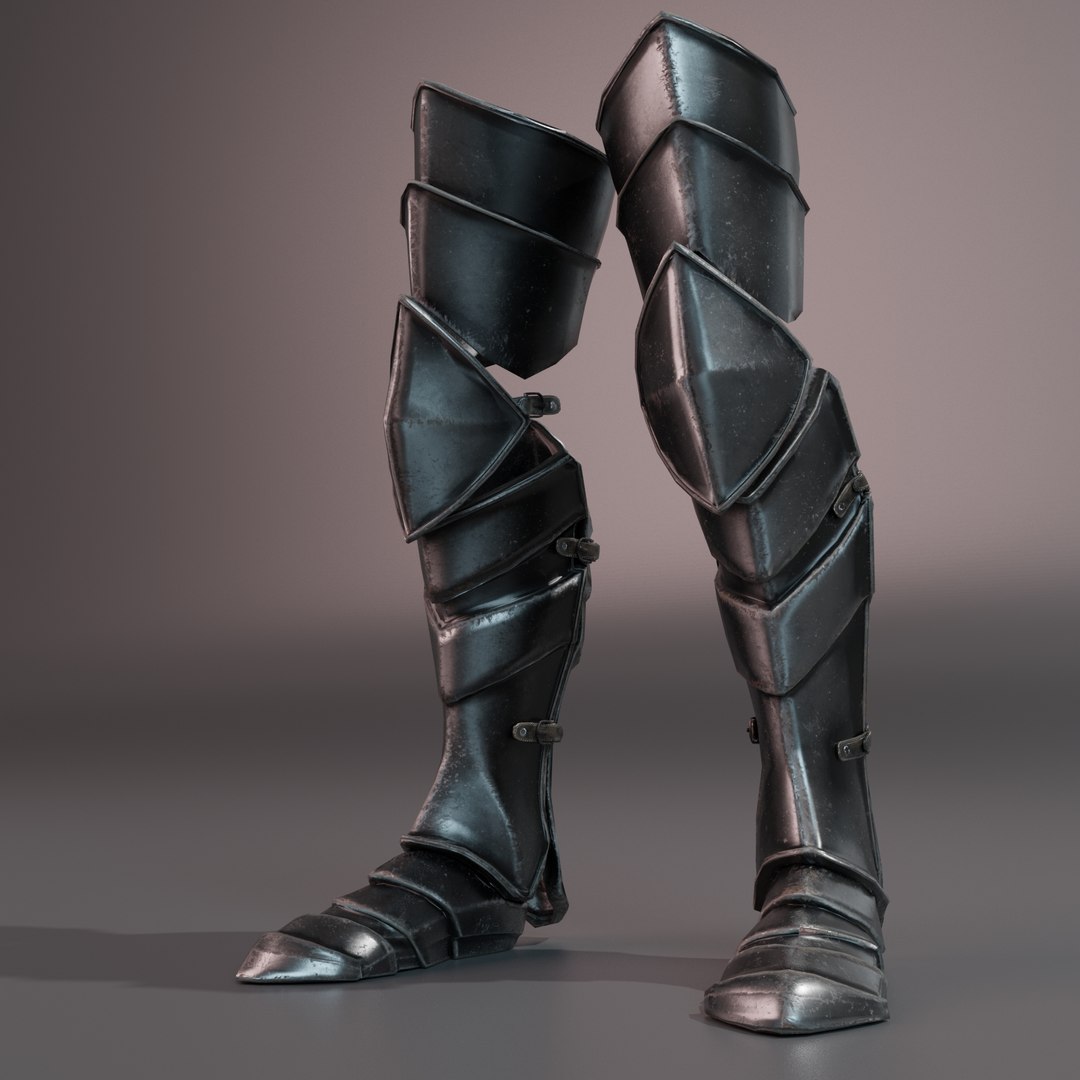 Warrior Leg Armor 3D - TurboSquid 1721360