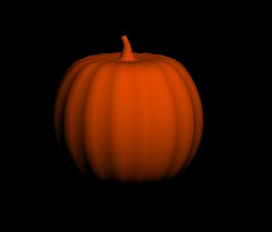 3d max halloween pumpkin