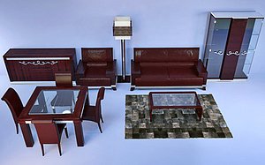 furniture florence collections 3d model