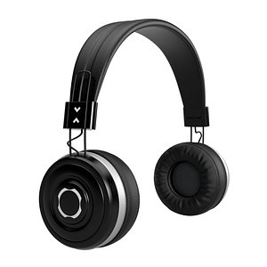 3D headphones rigged redshift model