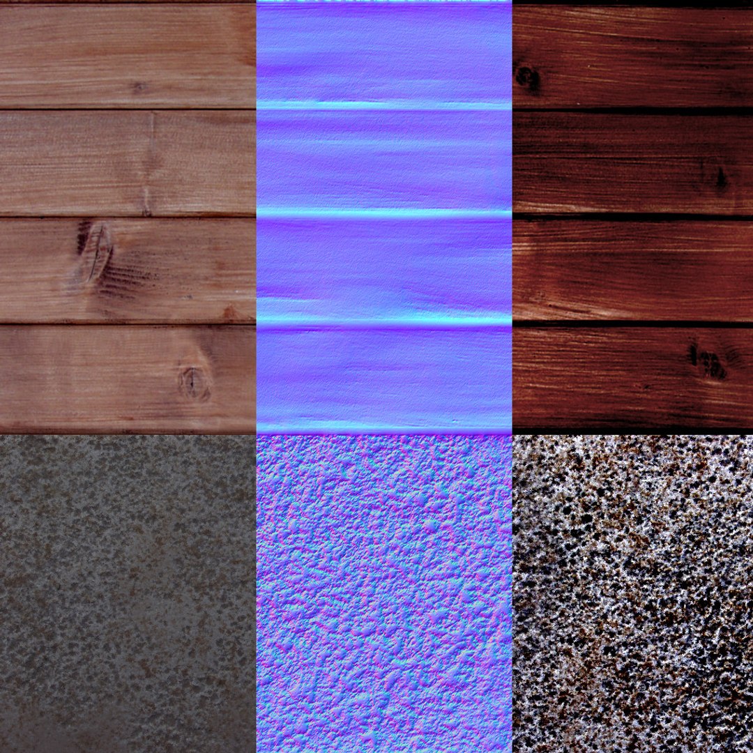 3d obj bench wooden