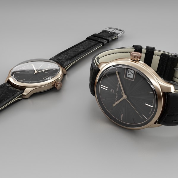 russian watch 3d model