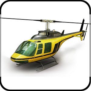 Bell 206 Yellow