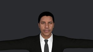 Denzel Washington Hyper Realistic Full Body Fully Rigged Character