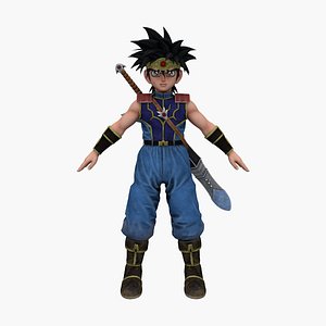 3D Goku Characters 2 model